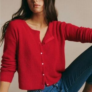 Sézane Gaspard Crop Cardigan - Small